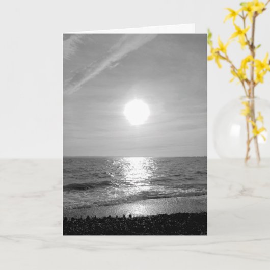 Monochrome zon schijnt op de Zeeen Kaart (Gele Bloem)