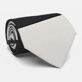 Monochrome zwart-witte dambordstijl stropdas