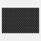 Monochrome zwarte en witte elegante patronen inpakpapier vel (Voorkant)