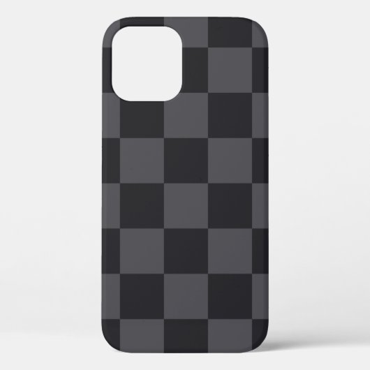 Monochrome zwarte grijze Kroatische controleurs Case-Mate iPhone Case (Achterkant)