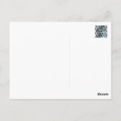 Monochroom 3D-kubusontwerp Briefkaart (Achterkant)