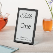 Monochroom aanpasbaar teken van de huwelijkstafel