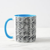 Monochroom abstract geometrisch patroon 1279 mok (Links)