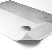 Monochroom Abstracte kunst Poster (Hoek)