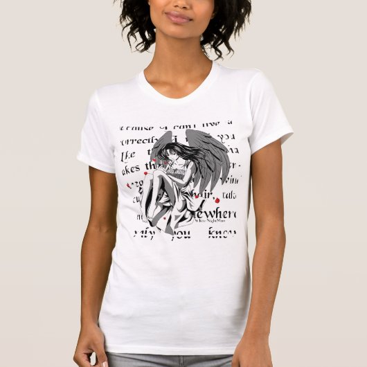 Monochroom - Angel T-shirt (Voorkant)