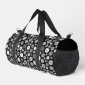 Monochroom Bloemenpatroon Plunjezak (Rechterhoek)