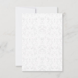 Monochroom Bloemmotief – Elegante Naadloze Kunst RSVP Kaartje