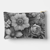 Monochroom boeket bloemen etui (Achterkant)