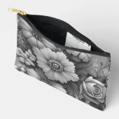 Monochroom boeket bloemen etui (Open)