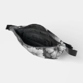 Monochroom boeket bloemen heuptasje (Open)