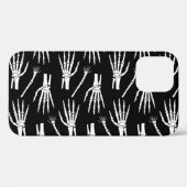 Monochroom Botten Halloween Patroon Case-Mate iPhone Case (Achterkant (horizontaal))