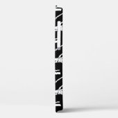 Monochroom Botten Halloween Patroon Case-Mate iPhone Case (Achterkant / Links)
