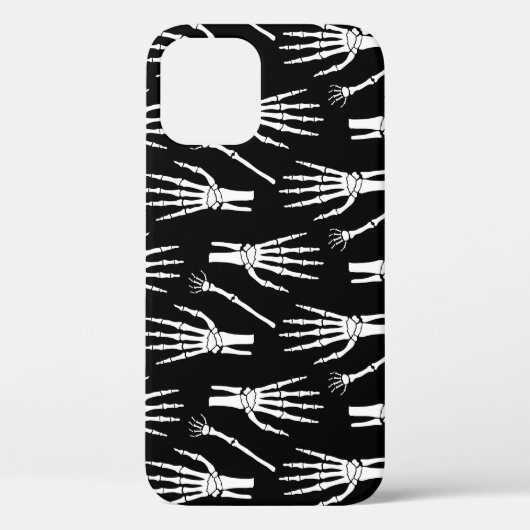 Monochroom Botten Halloween Patroon Case-Mate iPhone Case (Achterkant)