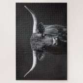 monochroom eenhoorn stuurrund legpuzzel (Verticaal)