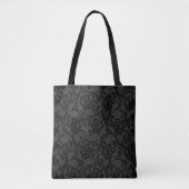 Monochroom Faux Lace Tote Bag (Voorkant)