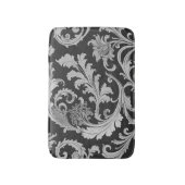 Monochroom Fleur Antiek Badmat (Voorkant Verticaal)