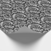 Monochroom Fleur Antiek Cadeaupapier (Hoek)