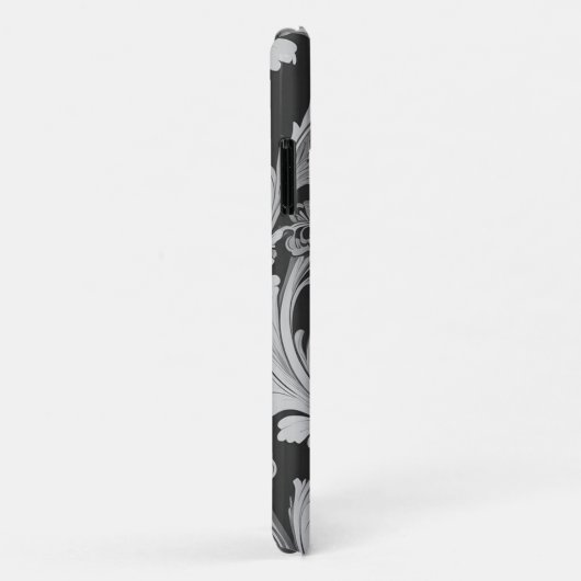 Monochroom Fleur Antiek Case-Mate iPhone Case (Achterkant/rechts)