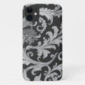 Monochroom Fleur Antiek Case-Mate iPhone Case (Achterkant)