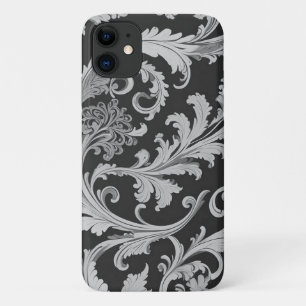 Monochroom Fleur Antiek Case-Mate iPhone Case