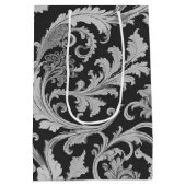 Monochroom Fleur Antiek Medium Cadeauzakje (Achterkant)