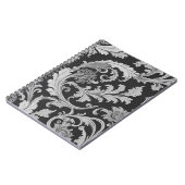 Monochroom Fleur Antiek Notitieboek (Linkerzijde)