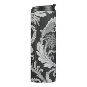 Monochroom Fleur Antiek Thermosbeker (Gedraaid links)
