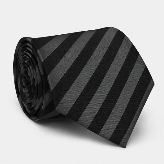 Monochroom grijs zwart diagonaal stropdas