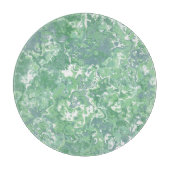 Monochroom groen marmer snijplank (Voorkant)