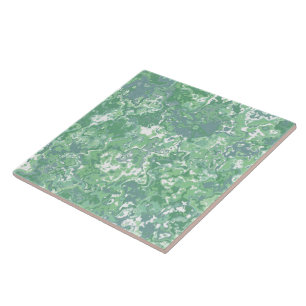 Monochroom groen marmer tegeltje