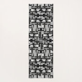 Monochroom Harmonie Yoga Mat (Achterkant)