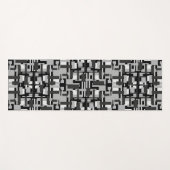 Monochroom Harmonie Yoga Mat (Voorkant (horizontaal))