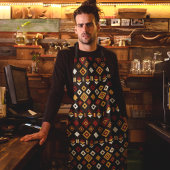 Monochroom hexagon Schort