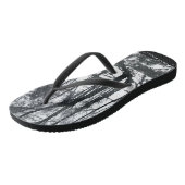 Monochroom landschap schets Flip Flops (Schuin)