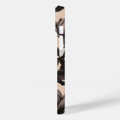  monochroom Magnolia Patroon Hoesje (Achterkant / Links)