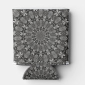 Monochroom Mandala Blikjeskoeler (Achterkant)