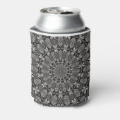 Monochroom Mandala Blikjeskoeler (Blikje Achterkant)