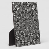 Monochroom Mandala Fotoplaat (Zijkant)