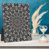 Monochroom Mandala Fotoplaat (Zijkant)