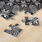 Monochroom Mandala Legpuzzel (Zijkant)