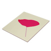 Monochroom & Monoprint Keramische Tegel Tegeltje (Zijkant)