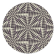 Monochroom, naadloos geometrisch patroon