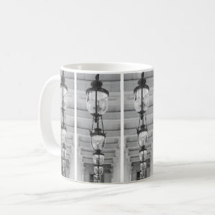 Monochroom patroon voor de geest koffiemok