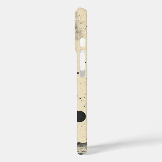 monochroom planetarium Case-Mate iPhone case (Achterkant / Links)