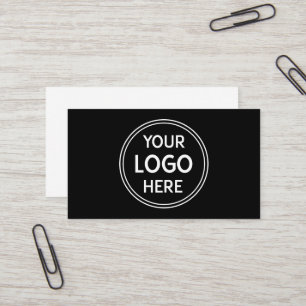 Monochroom QR-logo Klasse en Schoon Visitekaartje