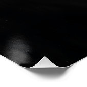 Monochroom Ravenportret Perfect Poster (Hoek)