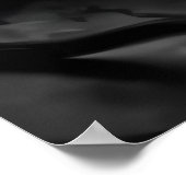 Monochroom Razernij Gamer Portret Poster (Hoek)