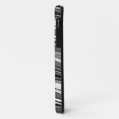 Monochroom rimpelpatroon Case-Mate iPhone case (Achterkant/links)