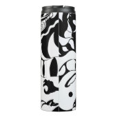 Monochroom surrealisme: Gotisch design Thermosbeker (Achterkant)