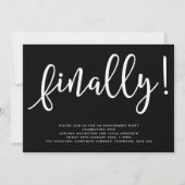 Monochroom, tenslotte uitnodiging van de Partij va (Voorkant)